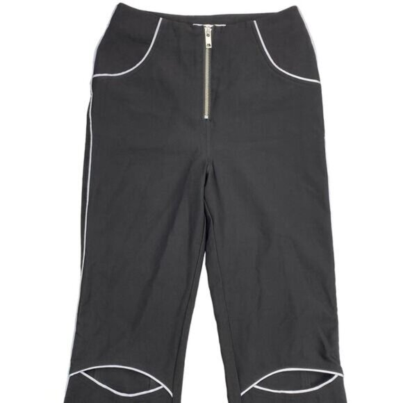 I.AM.GIA High Waisted Reflective Cut Out Front Zip Pant Sz Small - Picture 6 of 9